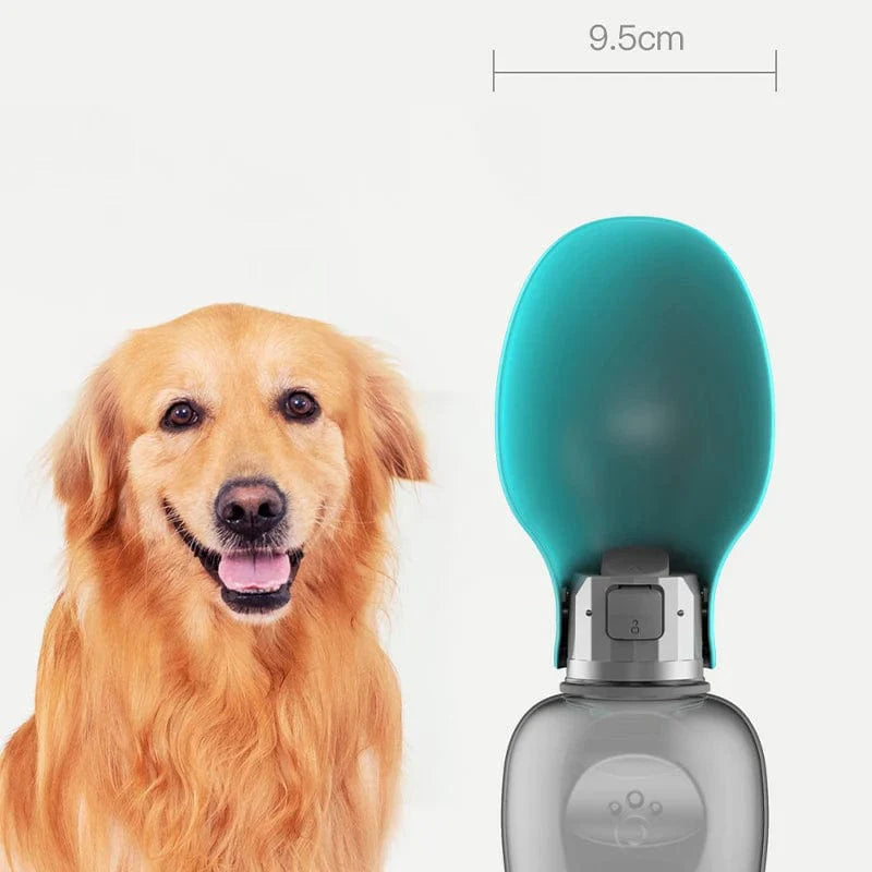 Avelena | 800Ml Tragbare Hundewasserflasche Für Kleine Mittlere Große Hunde Outdoor Reise Trinkschale Welpen Katzenfütterer Haustier Labrador Zubehör