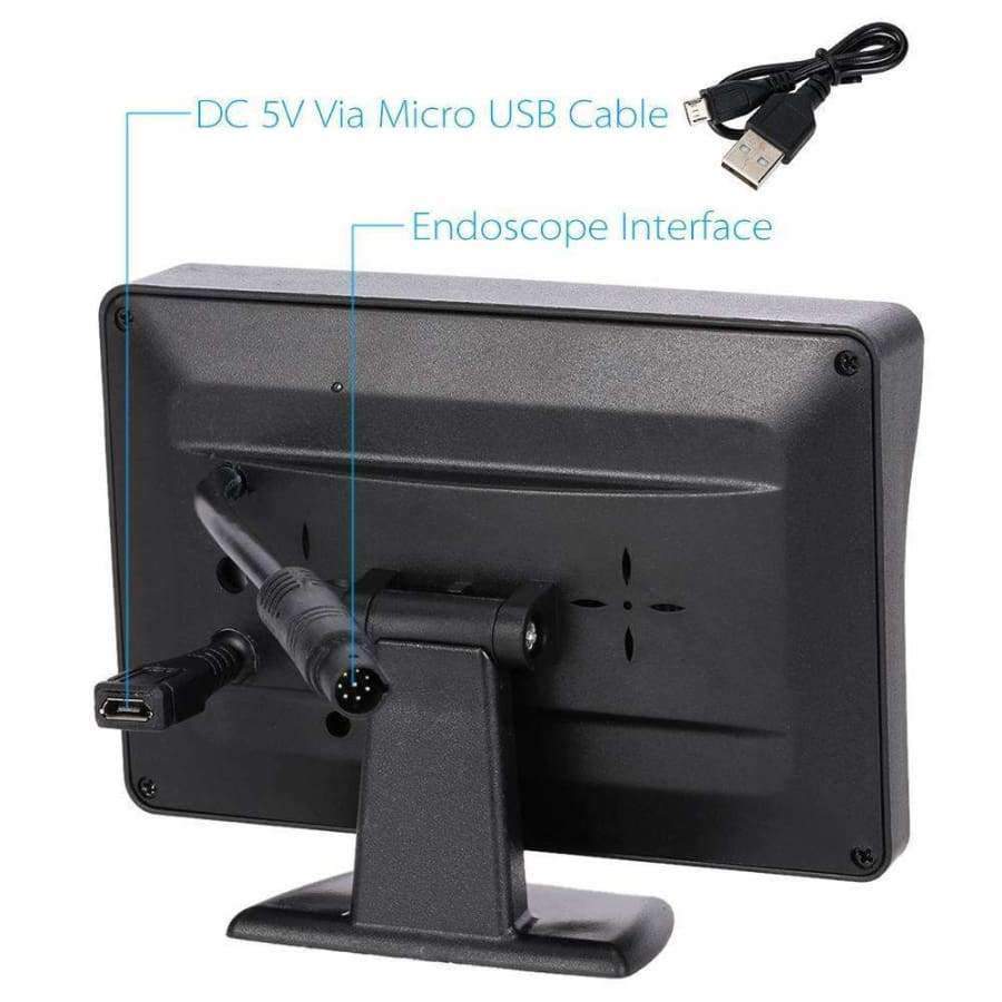 Avelena | 8Mm Endoskop Inspektions Bohrkamera Schlangenkamera Video Dvr 4.3 Monitor 4Leds Nachtsicht Wasserdicht 1 Meter