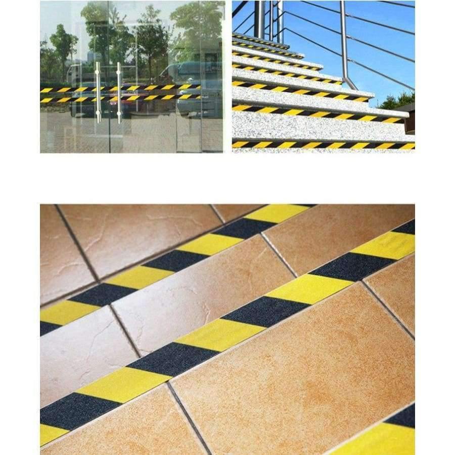 Avelena | 5M Länge Diy Treppen Pet Scrub Warnstreifen Antikollisionsaufkleber Einseitig Klebendes Sicherheitsband für Treppenboden