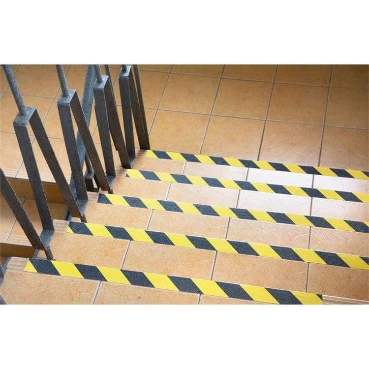 Avelena | 5M Länge Diy Treppen Pet Scrub Warnstreifen Antikollisionsaufkleber Einseitig Klebendes Sicherheitsband für Treppenboden