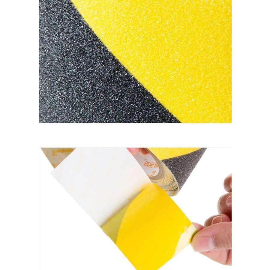 Avelena | 5M Länge Diy Treppen Pet Scrub Warnstreifen Antikollisionsaufkleber Einseitig Klebendes Sicherheitsband für Treppenboden