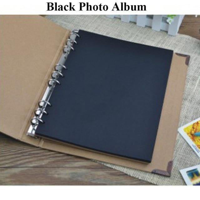 Avelena | 30 Seiten Blanko/Losblätter Fotoalbum Scrapbook Handgemacht/Hochzeit/Diy/Selbstklebend/Papier Fotoalbumhülle Kraftalbum Für Fotos