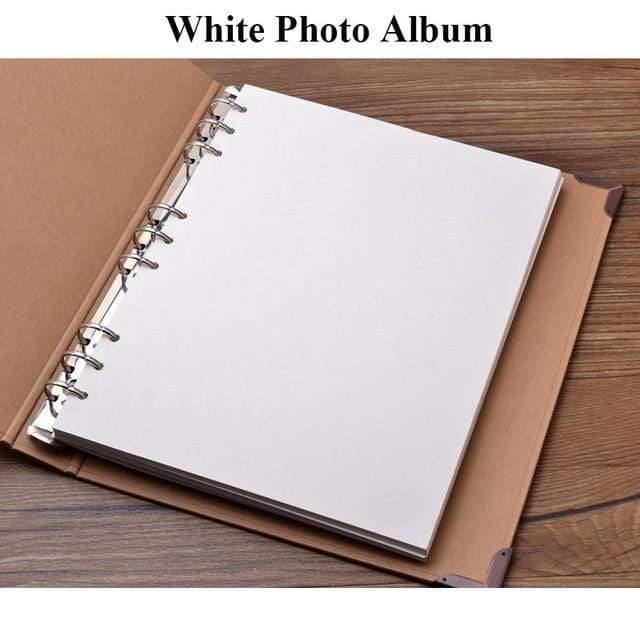 Avelena | 30 Seiten Blanko/Losblätter Fotoalbum Scrapbook Handgemacht/Hochzeit/Diy/Selbstklebend/Papier Fotoalbumhülle Kraftalbum Für Fotos