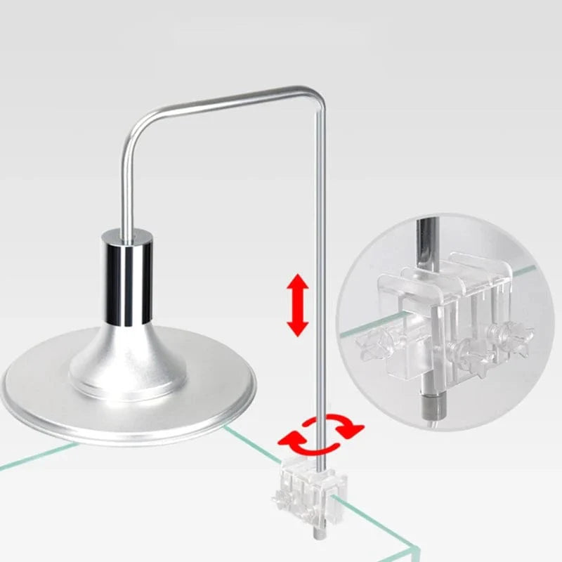 Avelena | Aquarium Led-Lampen 20W/40W Wasserpflanzen Wachstumslicht Schildkröte-Reptilienbeleuchtung Klemmlampe für Aquarien