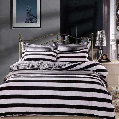 Avelena | Schlafzimmer Ocean Bettwäsche Set Baumwolle Bettbezug Sets Bettlaken Kissenbezug Heimtextilien Matratze Einzel-King-Bettwäsche