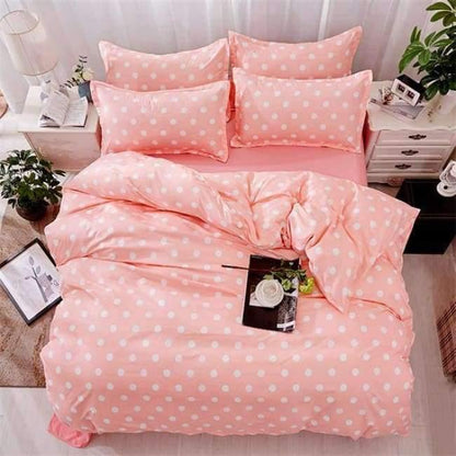 Avelena | Schlafzimmer Ocean Bettwäsche Set Baumwolle Bettbezug Sets Bettlaken Kissenbezug Heimtextilien Matratze Einzel-King-Bettwäsche
