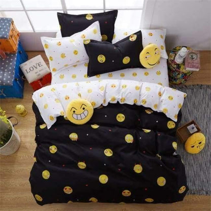 Avelena | Schlafzimmer Ocean Bettwäsche Set Baumwolle Bettbezug Sets Bettlaken Kissenbezug Heimtextilien Matratze Einzel-King-Bettwäsche
