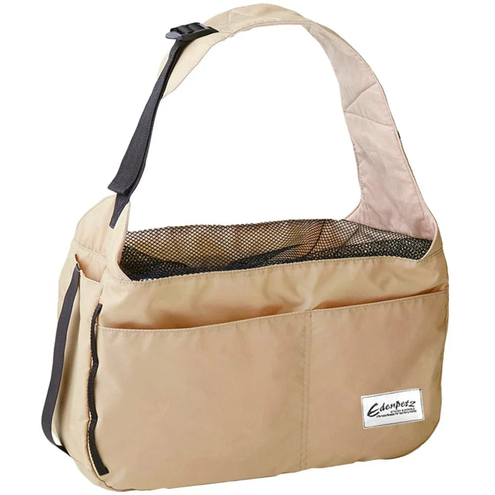 Avelena | Großes Angebot! Haustier Sling Tragetasche Groß 8Kg Modisch Atmungsaktiv Zusammenklappbar Hund Katze Schultertasche