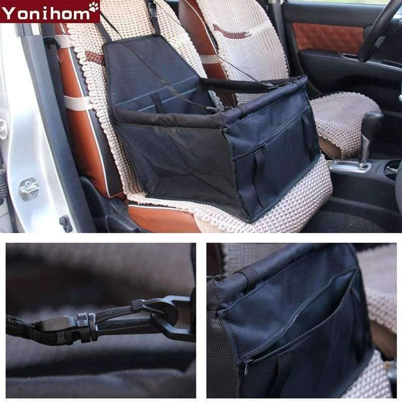 Avelena | Atmungsaktive Autositzauflage Sicherer Transport Hauskatze Welpen Tragetasche Auto Reise Zubehör Wasserdichte Hundesitztasche Korb Haustier