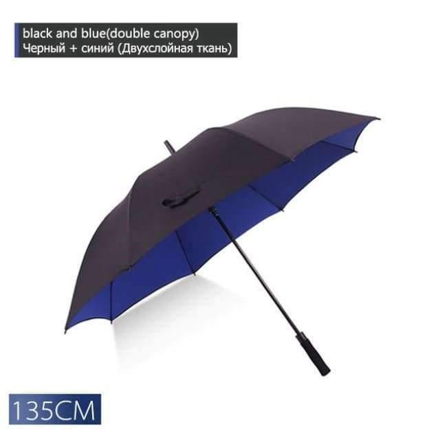 Avelena | 130Cm Großer Regenschirm Herren Golf Regenschirm Winddicht Doppel-Lagig Automatischer Langgriffschirm Damen Herren