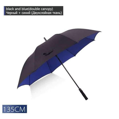 Avelena | 130Cm Großer Regenschirm Herren Golf Regenschirm Winddicht Doppel-Lagig Automatischer Langgriffschirm Damen Herren