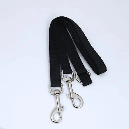 Avelena | Doppelter Zwillings-Dual-Kuppel-Hundeleine Zwei-In-Eins Starkes Nylon V-Form Haustier Hundeleine Bunte Zwei-Wege Haustierleine