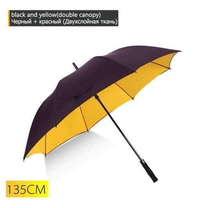 Avelena | 130Cm Großer Regenschirm Herren Golf Regenschirm Winddicht Doppel-Lagig Automatischer Langgriffschirm Damen Herren