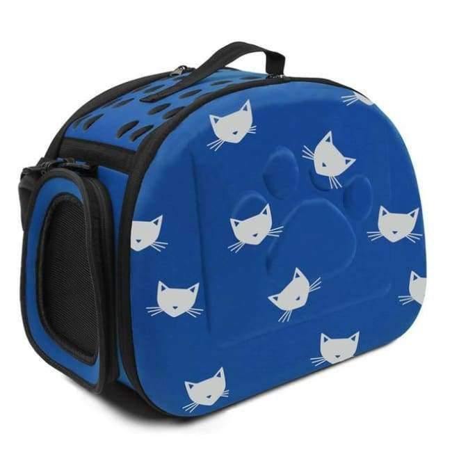 Avelena | Haustier Hund Katze Trage Tasche Atmungsaktive Outdoor Schultertaschen Reisetasche Faltbare Tragebox Zusammenklappbarer Käfig Tragetasche Handtasche