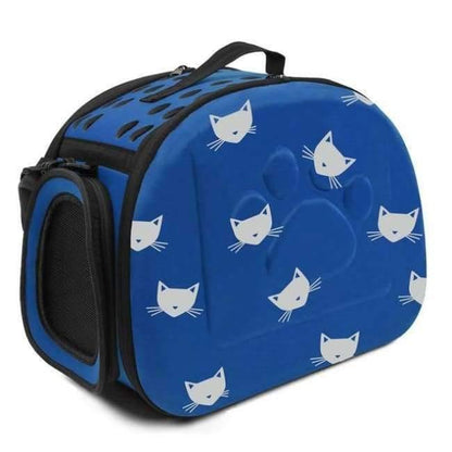 Avelena | Haustier Hund Katze Trage Tasche Atmungsaktive Outdoor Schultertaschen Reisetasche Faltbare Tragebox Zusammenklappbarer Käfig Tragetasche Handtasche