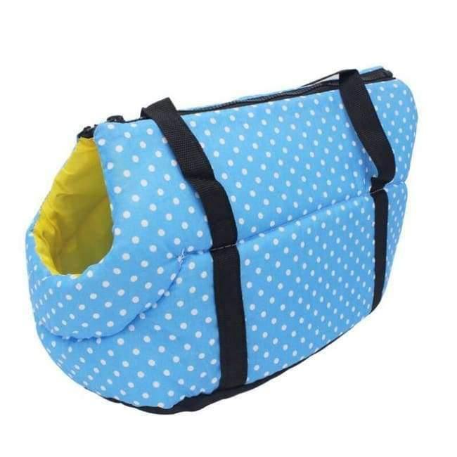Avelena | Punktdruck Haustier Hundetrage Sling Winter Warm Katze Trage Tasche Outdoor Reisen Kleine Hund Schultertasche für Chihuahua S/L