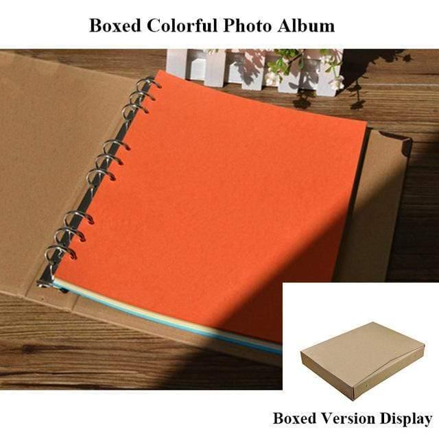 Avelena | 30 Seiten Blanko/Losblätter Fotoalbum Scrapbook Handgemacht/Hochzeit/Diy/Selbstklebend/Papier Fotoalbumhülle Kraftalbum Für Fotos