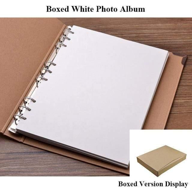 Avelena | 30 Seiten Blanko/Losblätter Fotoalbum Scrapbook Handgemacht/Hochzeit/Diy/Selbstklebend/Papier Fotoalbumhülle Kraftalbum Für Fotos
