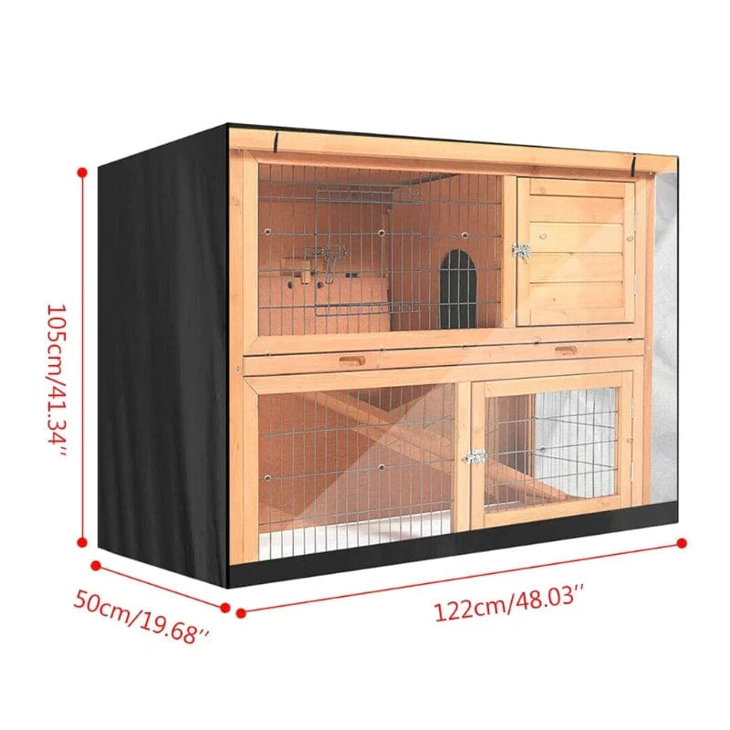 Avelena | Bunny Rabbit Hutch Cover Für Wintergarten Außen Wasserdicht Kleintierkäfig Kiste Abdeckung Uv-Beständig Strapazierfähig Haustiere