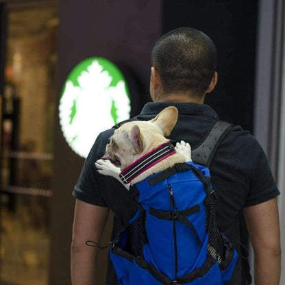 Avelena | Hundetasche Träger Haustier Hund Rucksack für Große Mittelgroße Kleine Hunde Atmungsaktive Reise Hundeträger für Reiten Wandern S-Xl