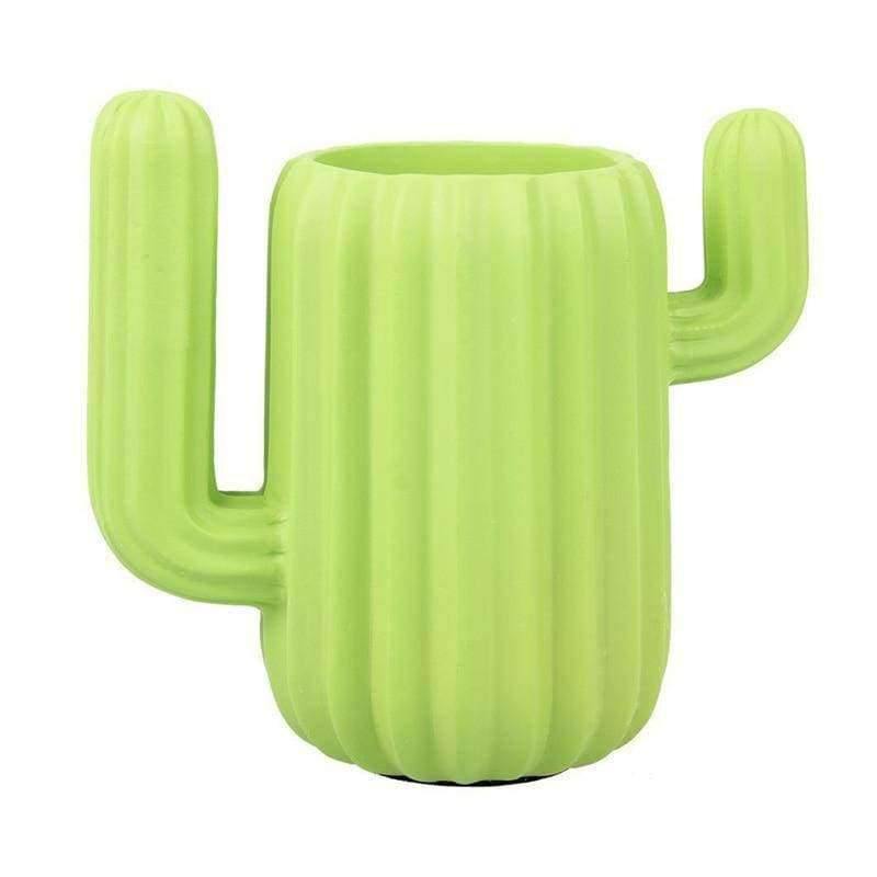 Avelena | Cactus Schreibtisch Schreibwaren Organizer Plastik Stifthalter Magnetbehälter für Bürozubehör Hausbedarf