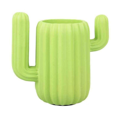 Avelena | Cactus Schreibtisch Schreibwaren Organizer Plastik Stifthalter Magnetbehälter für Bürozubehör Hausbedarf