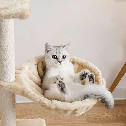 Avelena | Katze Kletterrahmen Ersatz Hängematte Warm Gemütlich Plüsch Kätzchenkorb Nest Katze Kletterrahmen Zubehör Katzenrahmen Weiches Nest