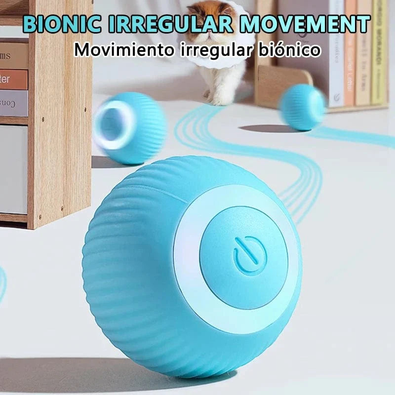 Avelena | Katze Interaktiv Ball Smarte Katzenspielzeug Elektronisch Interaktives Katzenspielzeug Innen Automatisch Rollender Magischer Ball Katzenzubehör