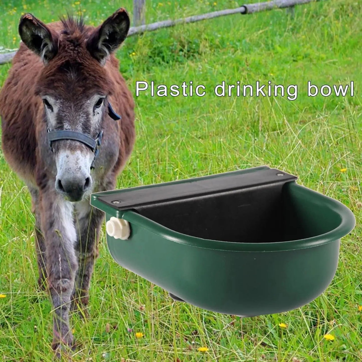Avelena | Rind Ziegen Wassertrinkschale Automatischer Trinker Pferd Hund Trinkschale Für Rind Pferd Bauernhof Tierfütterung Ausrüstung
