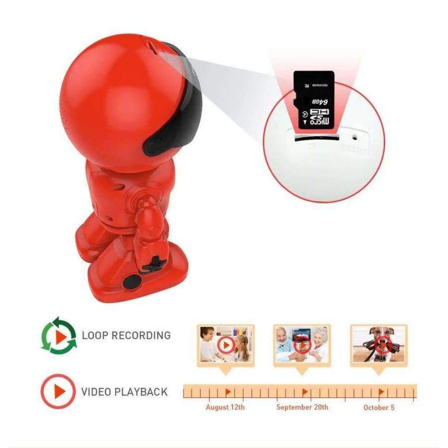 Avelena | Hiseeu Wireless Robot Ip Kamera 960P Wifi Cctv Hd Baby Monitor Fernbedienung Sicherheitskamera Netzwerk Wlan Zwei-Wege-Audio