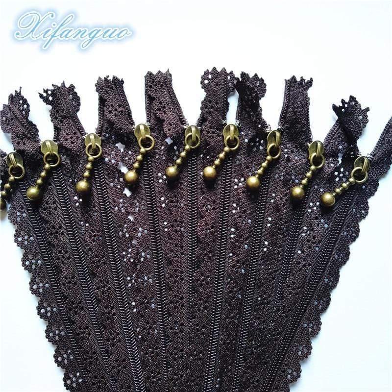 Avelena | 5/10Stm 25Cm 10 Zoll Diy 3# Nylon Spiral Blumenreißverschluss für Diy Nähen Schneiderhandwerk Bett Tasche 20 Farben #