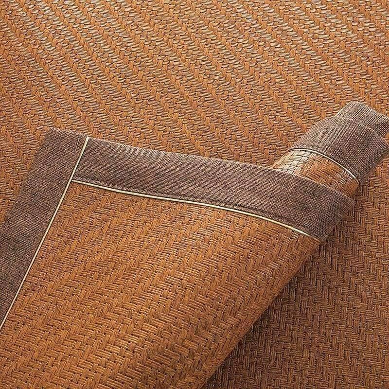 Avelena | Sommer Kühlendes Geometrisches Muster Matte Rattan Sofa Bezug Atmungsaktiv Rutschfest Modernes Heimtextil Sofa Handtuch Für 30 Größen