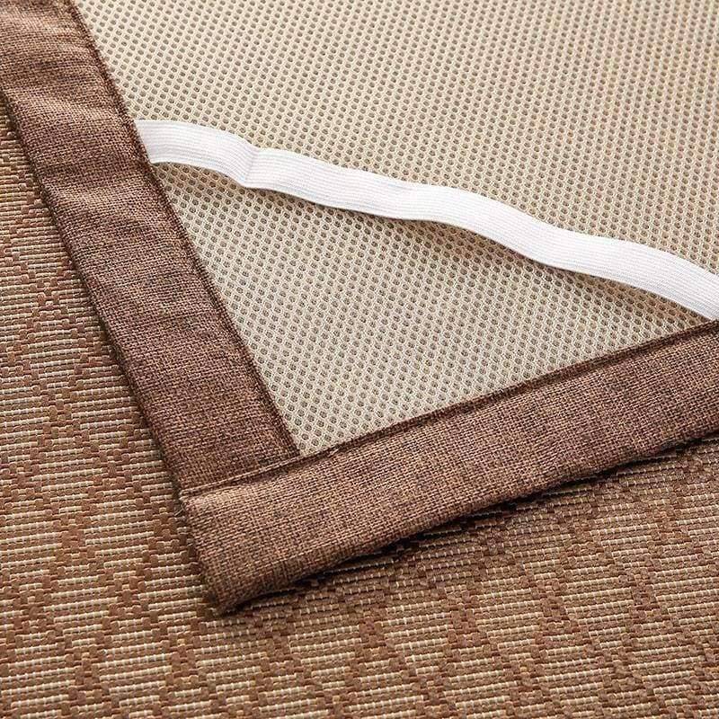Avelena | Sommer Kühlendes Geometrisches Muster Matte Rattan Sofa Bezug Atmungsaktiv Rutschfest Modernes Heimtextil Sofa Handtuch Für 30 Größen