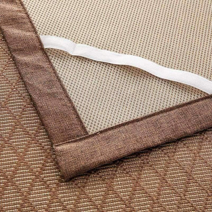 Avelena | Sommer Kühlendes Geometrisches Muster Matte Rattan Sofa Bezug Atmungsaktiv Rutschfest Modernes Heimtextil Sofa Handtuch Für 30 Größen