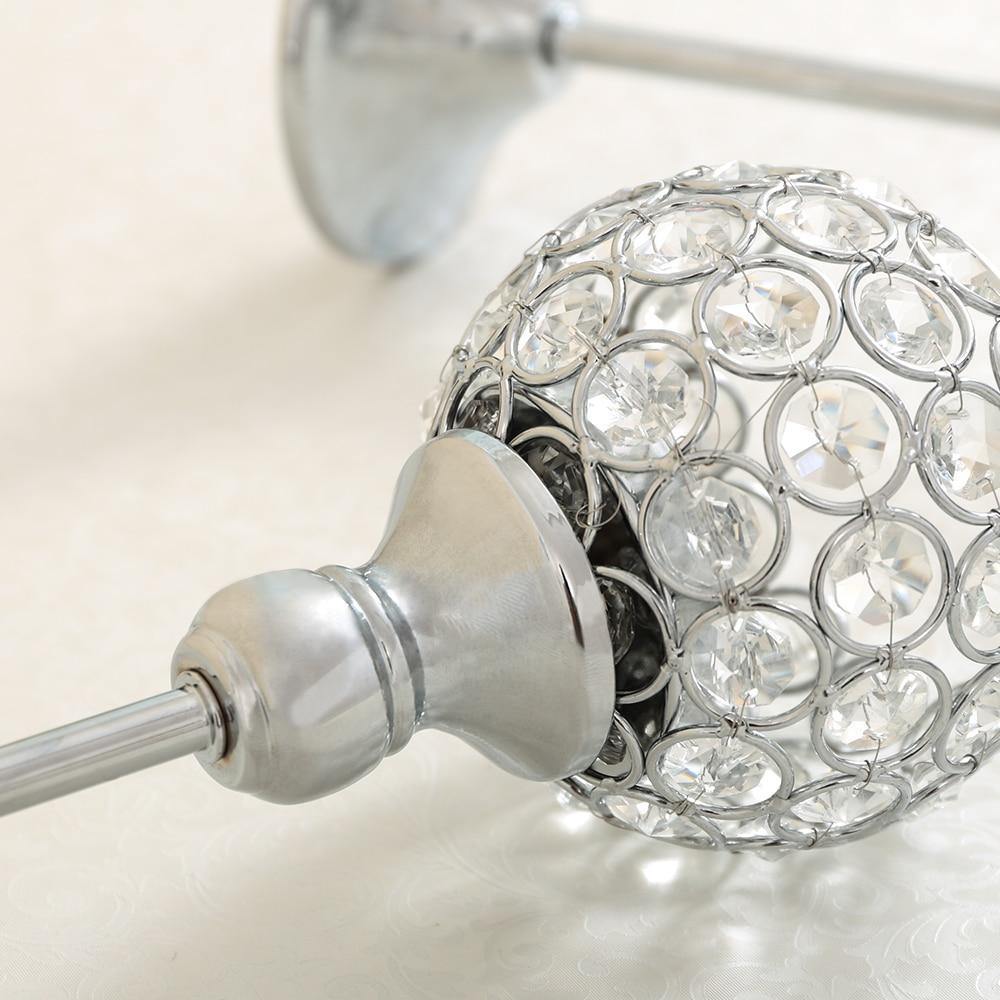 Avelena | Kristall Teelichthalter Kaffeetisch Centerpieces Metall Kerzenständer Hochzeits Weihnachts Halloween Dekoration