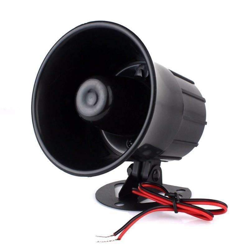 Avelena | Dc12V 110Db Verkabelte Laute Alarm-Sirene Horn Im Freien mit Halterung für Gsm-Alarmanlagen Haussicherheits-Schutzsystem
