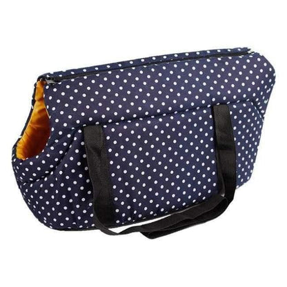 Avelena | Punktdruck Haustier Hundetrage Sling Winter Warm Katze Trage Tasche Outdoor Reisen Kleine Hund Schultertasche für Chihuahua S/L