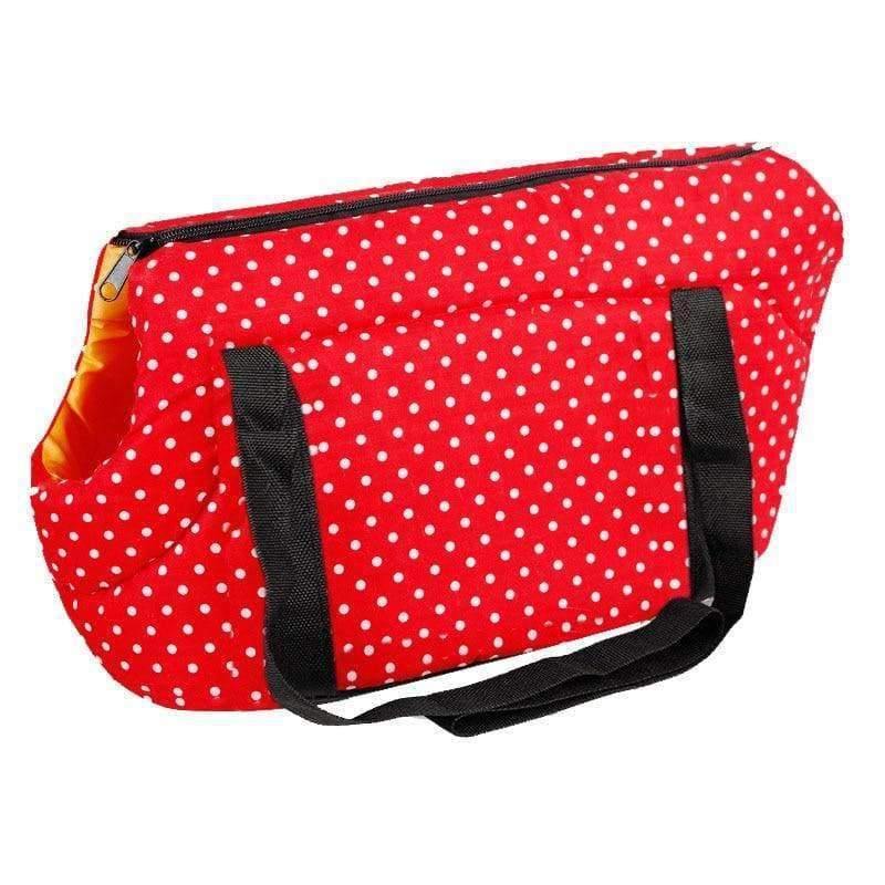 Avelena | Punktdruck Haustier Hundetrage Sling Winter Warm Katze Trage Tasche Outdoor Reisen Kleine Hund Schultertasche für Chihuahua S/L