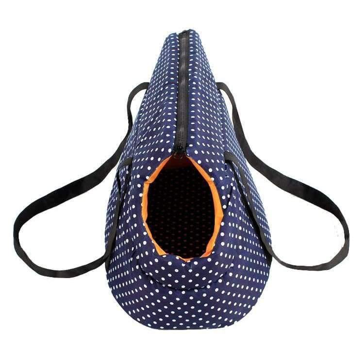 Avelena | Punktdruck Haustier Hundetrage Sling Winter Warm Katze Trage Tasche Outdoor Reisen Kleine Hund Schultertasche für Chihuahua S/L