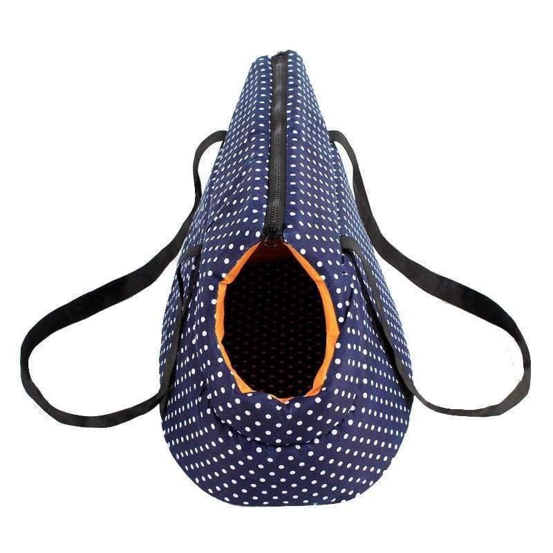 Avelena | Punktdruck Haustier Hundetrage Sling Winter Warm Katze Trage Tasche Outdoor Reisen Kleine Hund Schultertasche für Chihuahua S/L