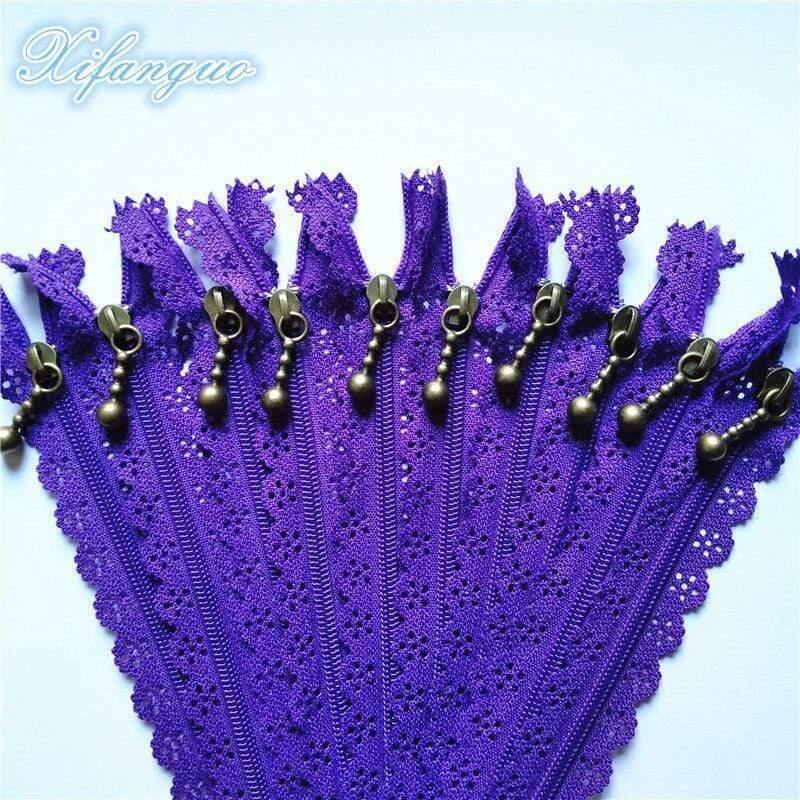 Avelena | 5/10Stm 25Cm 10 Zoll Diy 3# Nylon Spiral Blumenreißverschluss für Diy Nähen Schneiderhandwerk Bett Tasche 20 Farben #