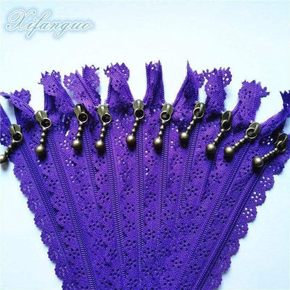 Avelena | 5/10Stm 25Cm 10 Zoll Diy 3# Nylon Spiral Blumenreißverschluss für Diy Nähen Schneiderhandwerk Bett Tasche 20 Farben #