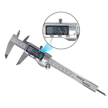 Avelena | Digitale Schieblehre 6 Zoll 150Mm Edelstahl Elektronische Schieblehre Mikrometer Tiefenmesswerkzeuge