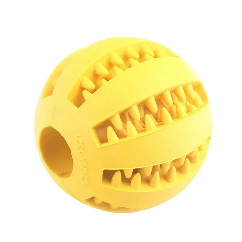 Avelena | Hund Ball Spielzeug für Kleine Hunde Interaktiv Elastizität Welpen Kauknochen Spielzeug Zahnreinigung Gummi Futter Ball Spielzeug Haustierzubehör