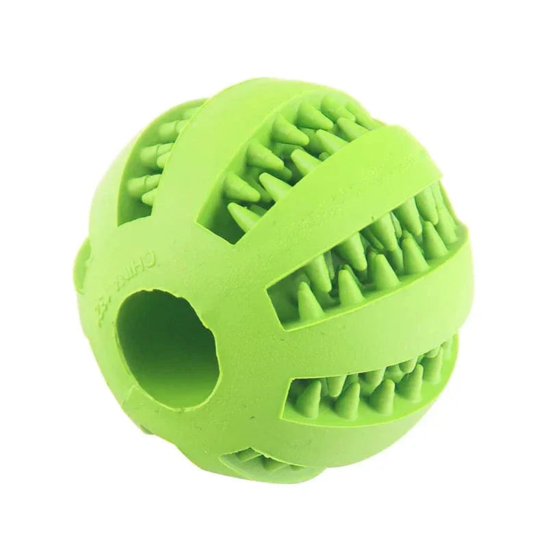 Avelena | Hund Ball Spielzeug für Kleine Hunde Interaktiv Elastizität Welpen Kauknochen Spielzeug Zahnreinigung Gummi Futter Ball Spielzeug Haustierzubehör