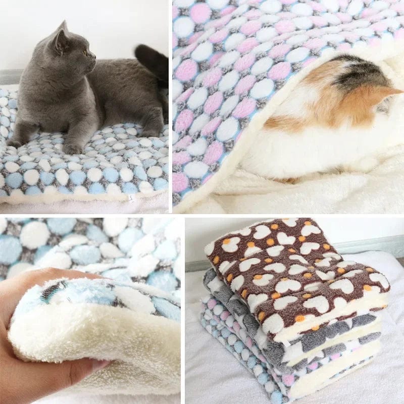 Avelena | Hundesofa Dickes Hundekissen Katze Weiche Fleece-Unterlage Teppich Schlafmatte Kissen Zuhause Waschbar Teppich Hält Warm Tierbedarf Cama Perro
