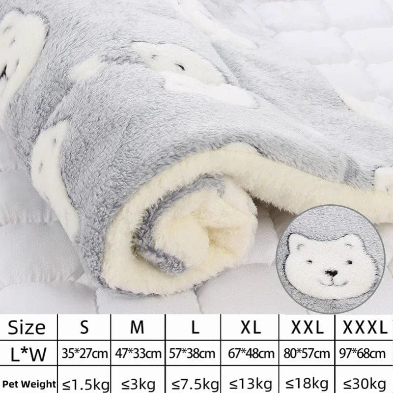Avelena | Hundesofa Dickes Hundekissen Katze Weiche Fleece-Unterlage Teppich Schlafmatte Kissen Zuhause Waschbar Teppich Hält Warm Tierbedarf Cama Perro