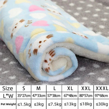 Avelena | Hundesofa Dickes Hundekissen Katze Weiche Fleece-Unterlage Teppich Schlafmatte Kissen Zuhause Waschbar Teppich Hält Warm Tierbedarf Cama Perro