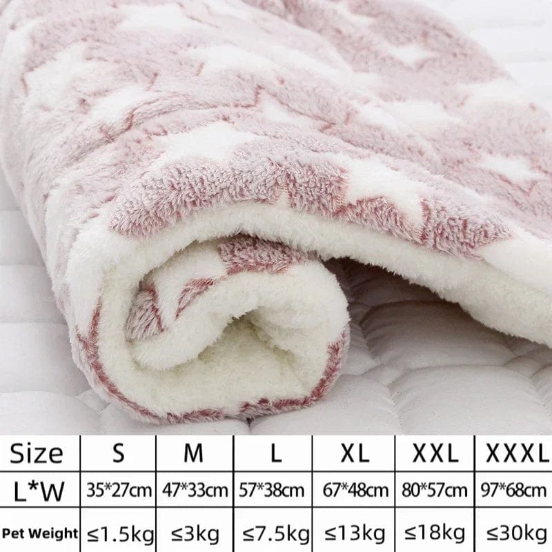 Avelena | Hundesofa Dickes Hundekissen Katze Weiche Fleece-Unterlage Teppich Schlafmatte Kissen Zuhause Waschbar Teppich Hält Warm Tierbedarf Cama Perro