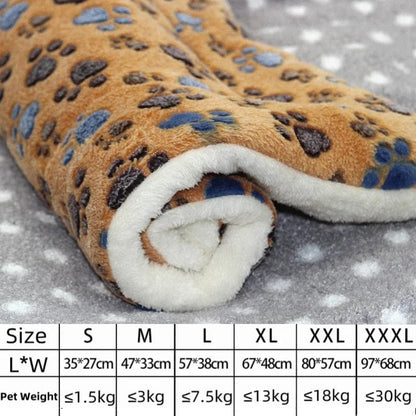 Avelena | Hundesofa Dickes Hundekissen Katze Weiche Fleece-Unterlage Teppich Schlafmatte Kissen Zuhause Waschbar Teppich Hält Warm Tierbedarf Cama Perro